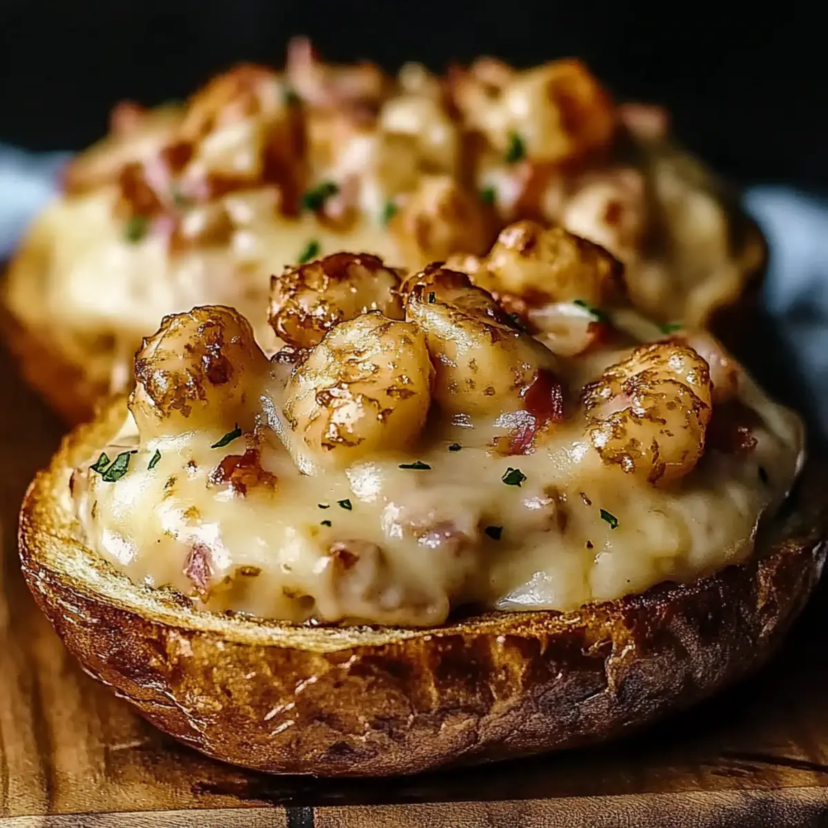 Southern-Style Seafood Stuffed Potatoes