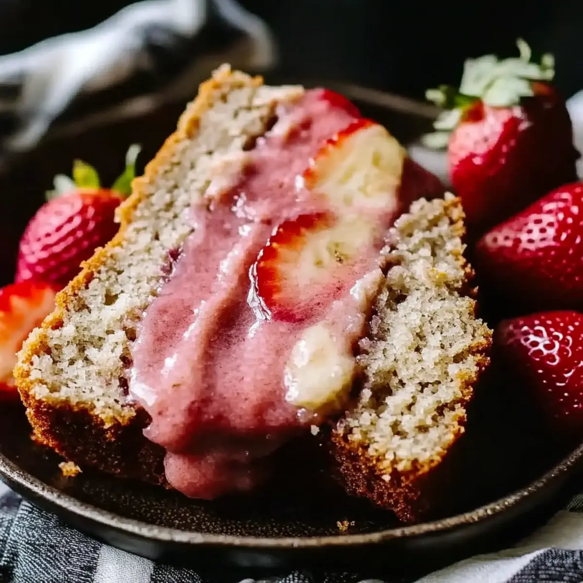 Strawberry Banana Bread