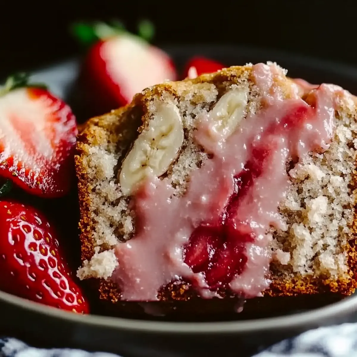 Strawberry Banana Bread