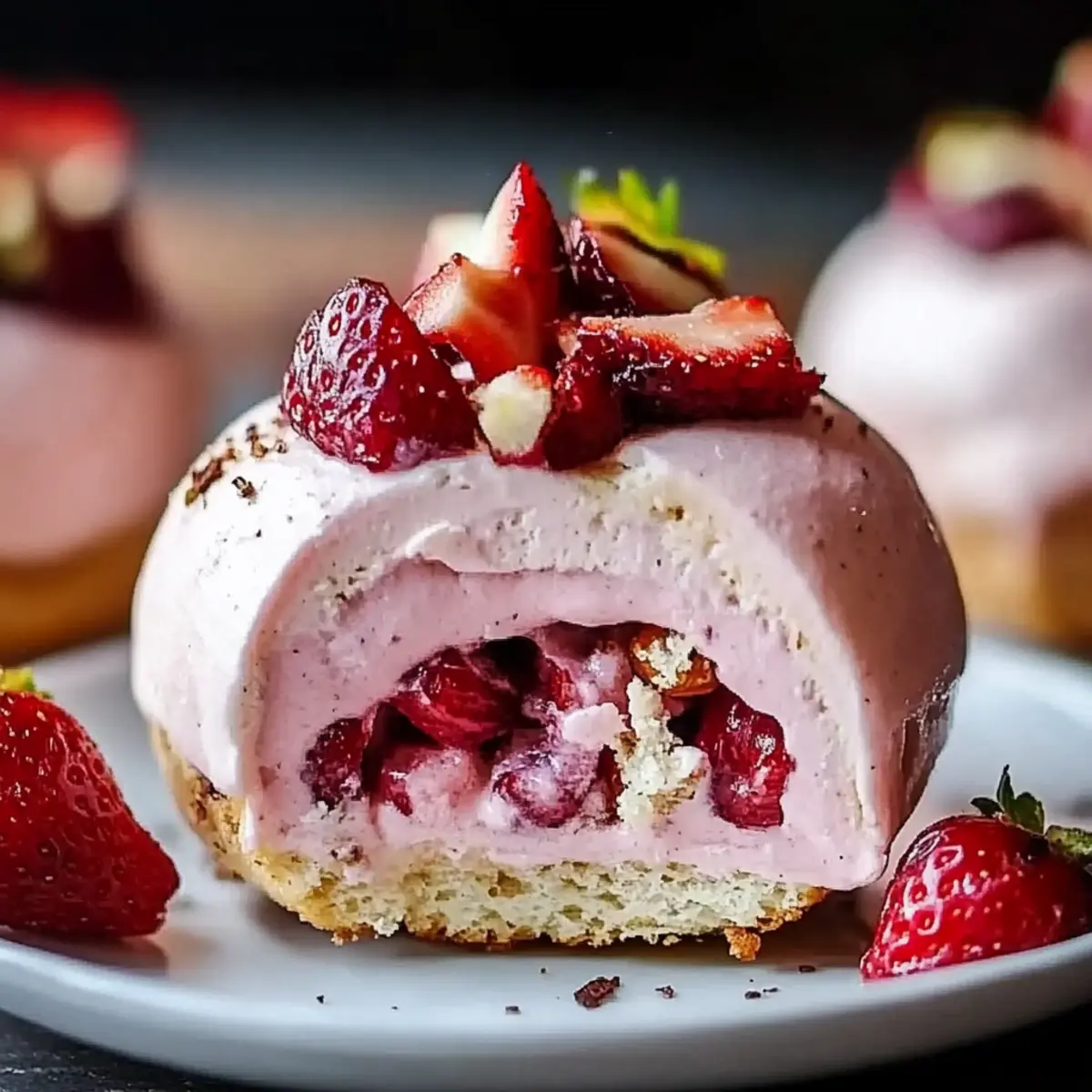 Strawberry Cheesecake Protein Balls