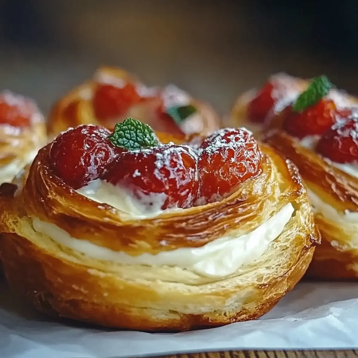 Strawberry Cream Cheese Danish