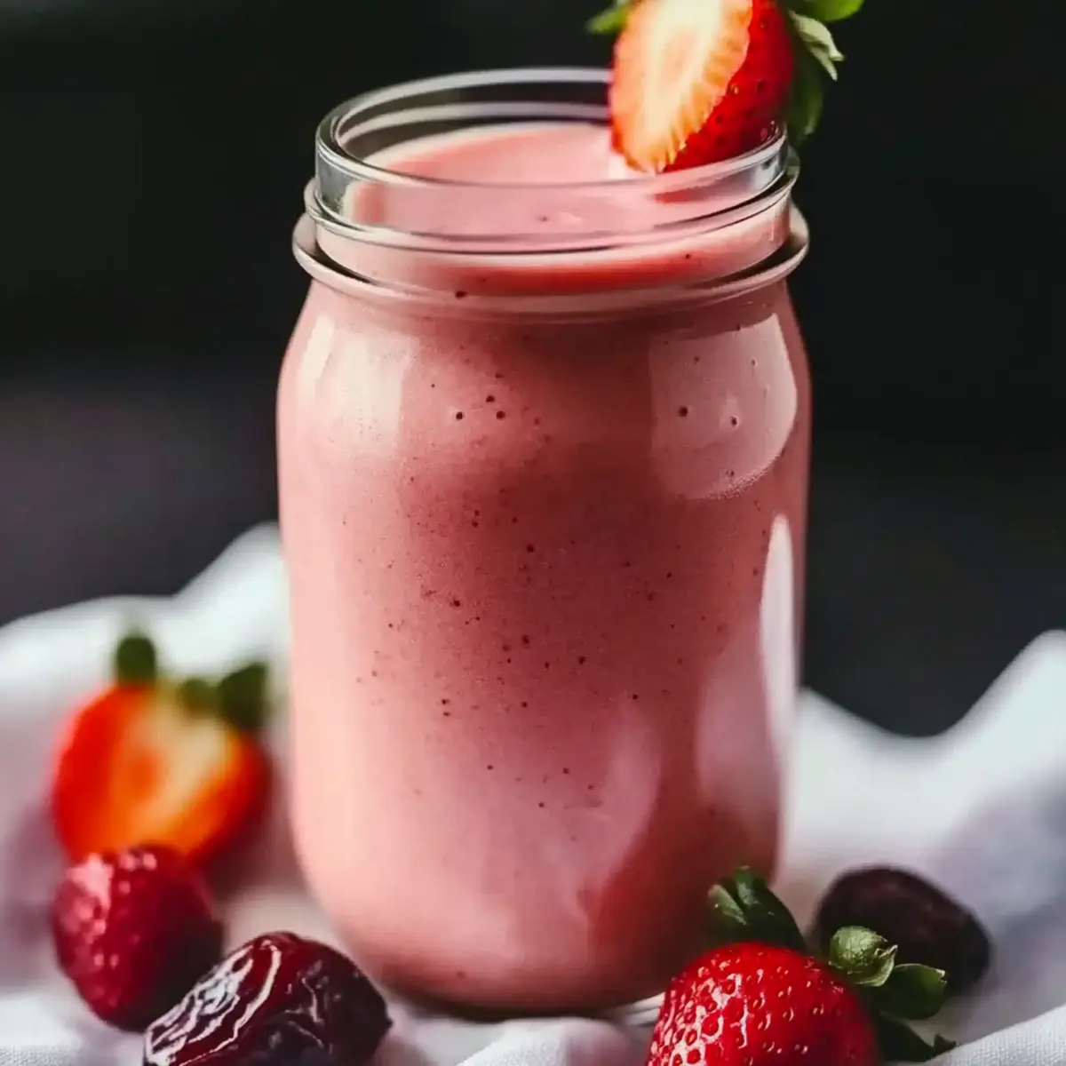 Strawberry Date Smoothie