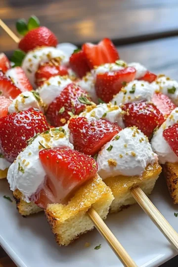 Strawberry Shortcake Kabobs