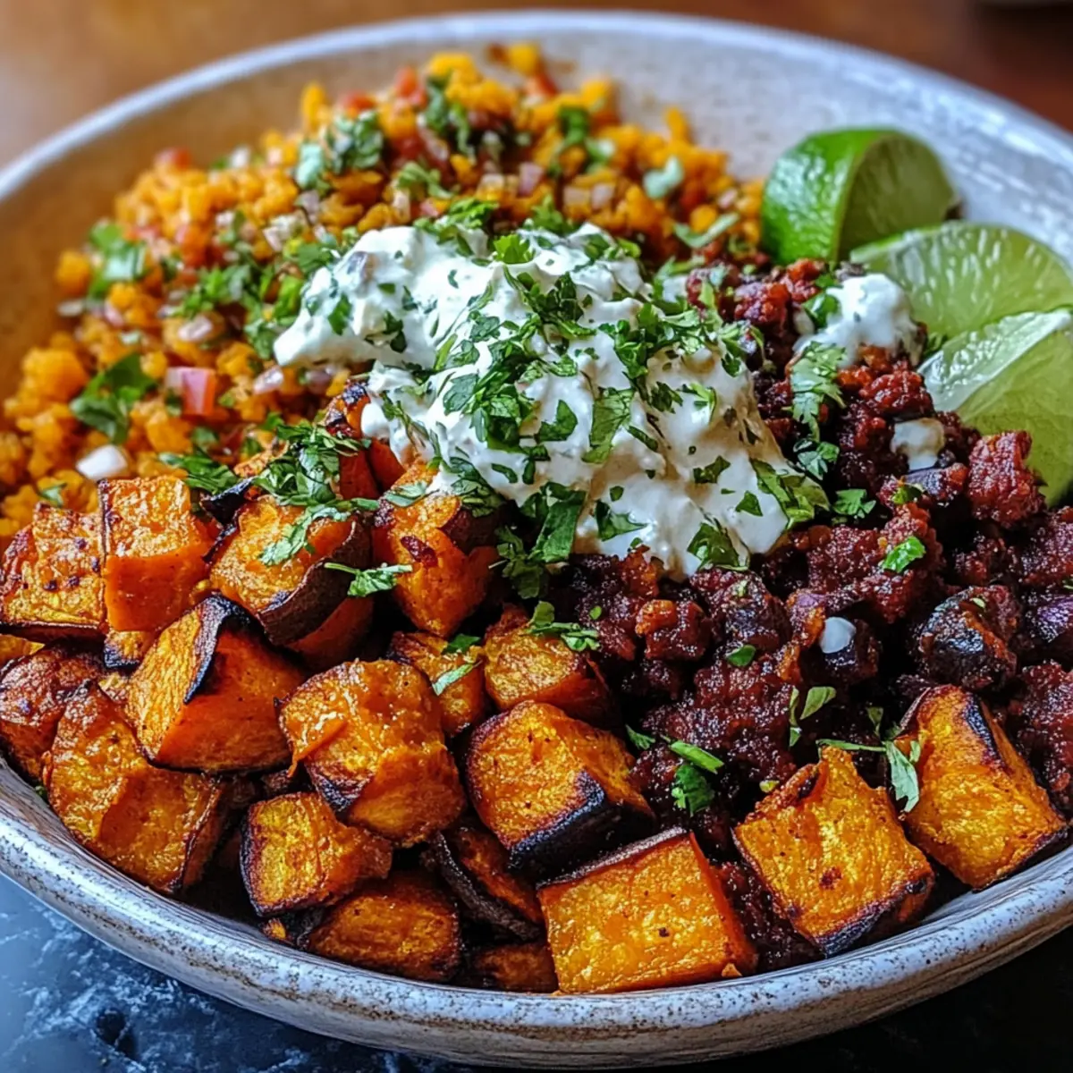 Sweet Potato Taco Bowl