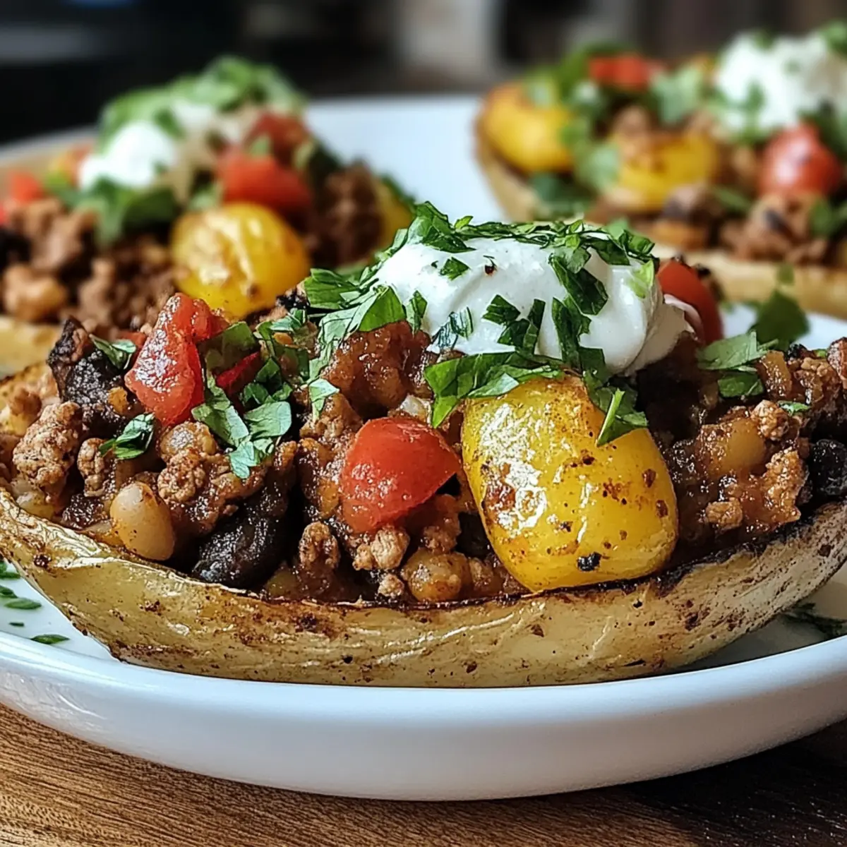 Taco Loaded Baked Potatoes
