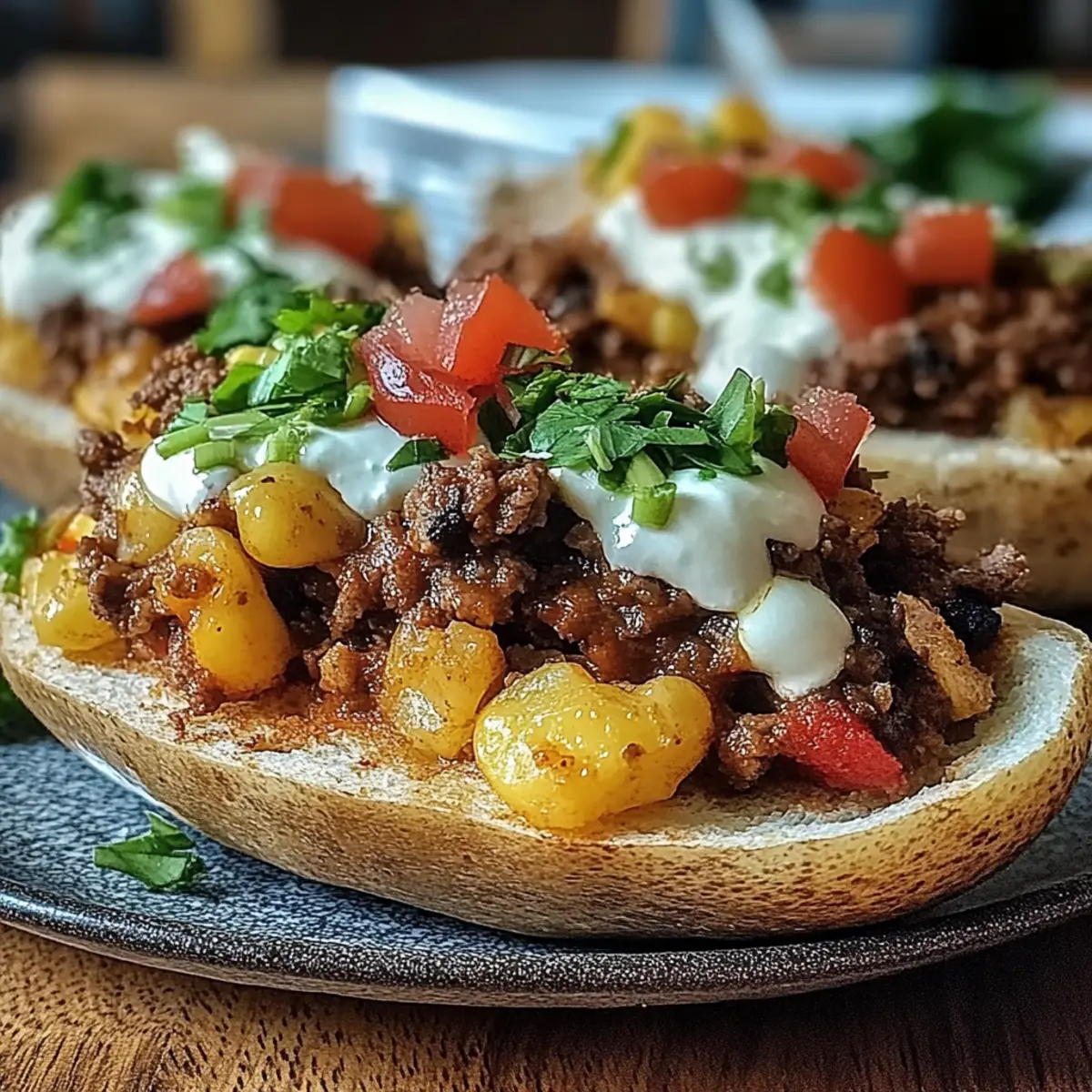 Taco Loaded Baked Potatoes