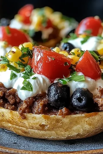 Taco Loaded Baked Potatoes