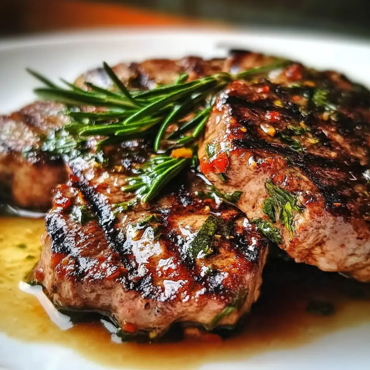 Tangy Garlic Herb Steak Marinade