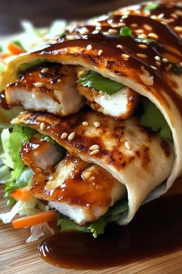 Teriyaki Chicken Wrap