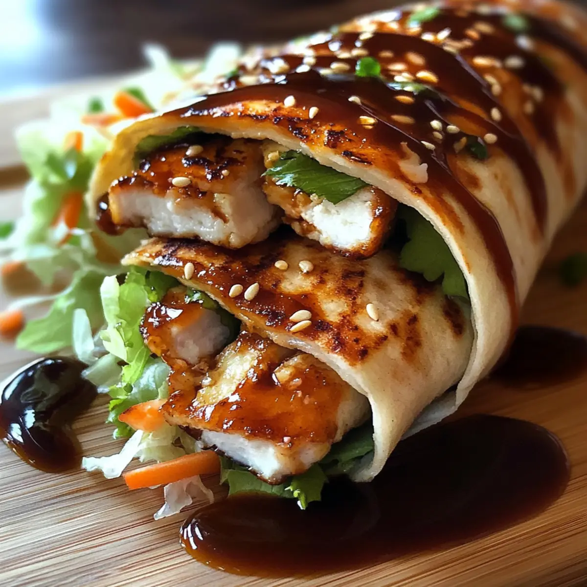 Teriyaki Chicken Wrap