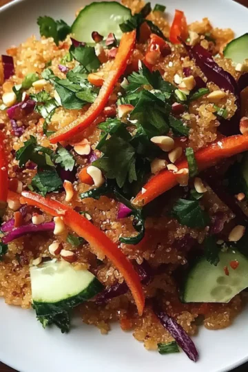 Thai Quinoa Crunch Salad