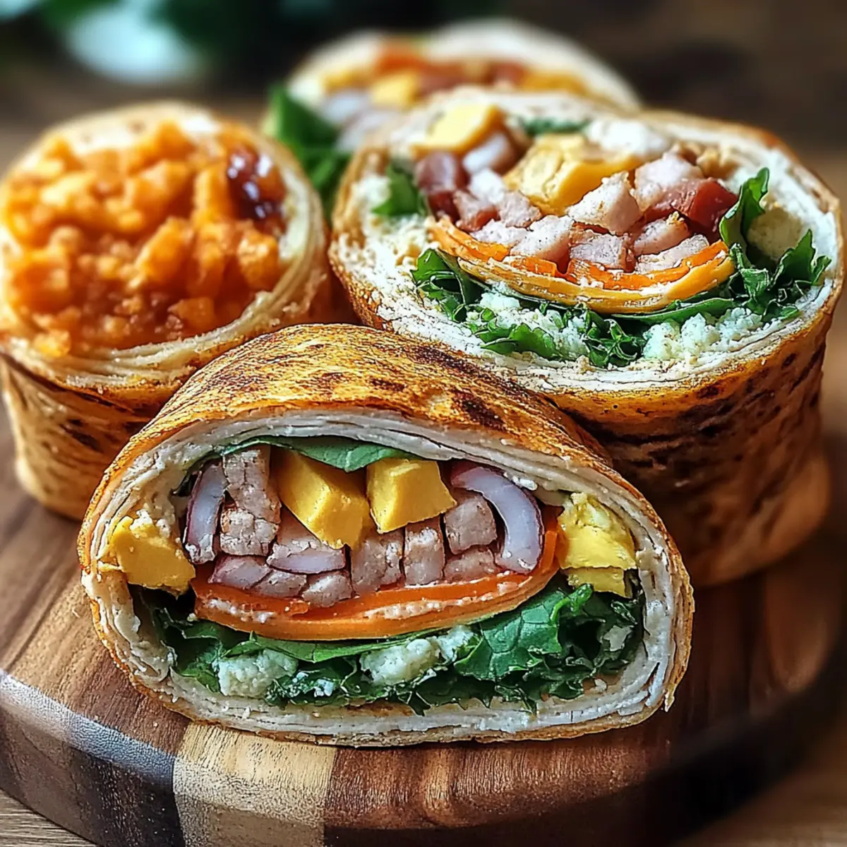 Turkey Hummus Roll Ups