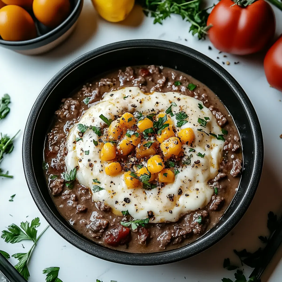 Wholesome Tomato Soup with Cheddar Bay Dumplings