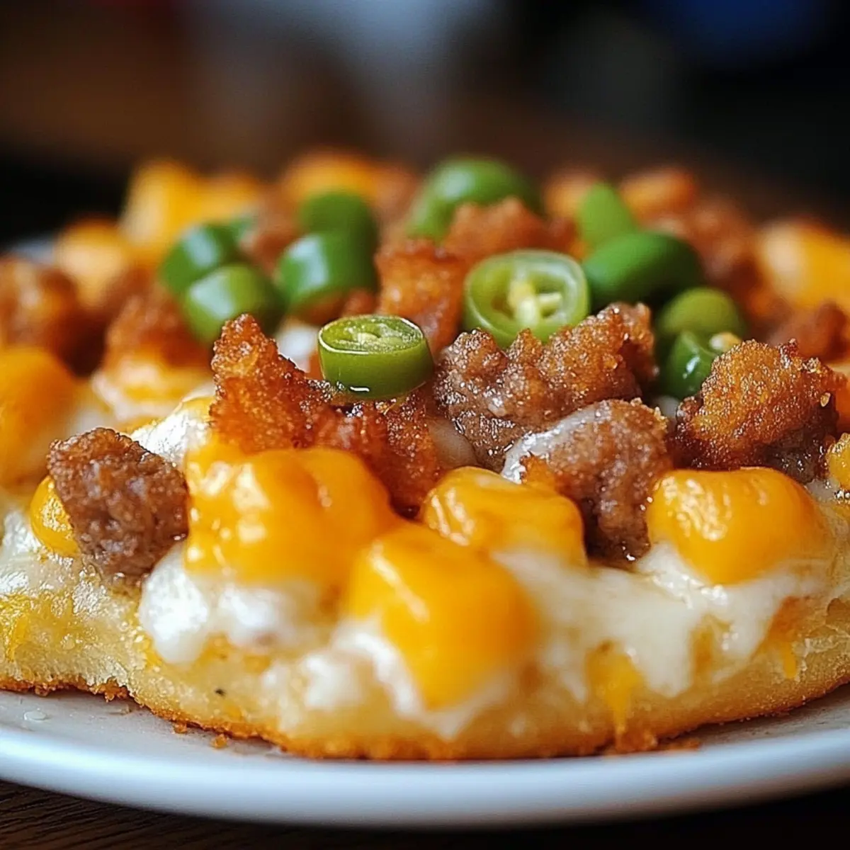 Cheesy Ground Beef Tater Tot Casserole