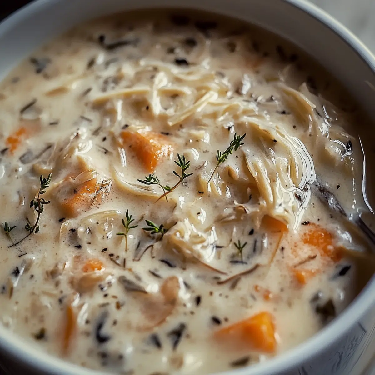 Creamy Chicken Wild Rice Soup