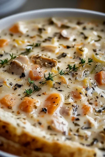 Creamy Chicken Wild Rice Soup