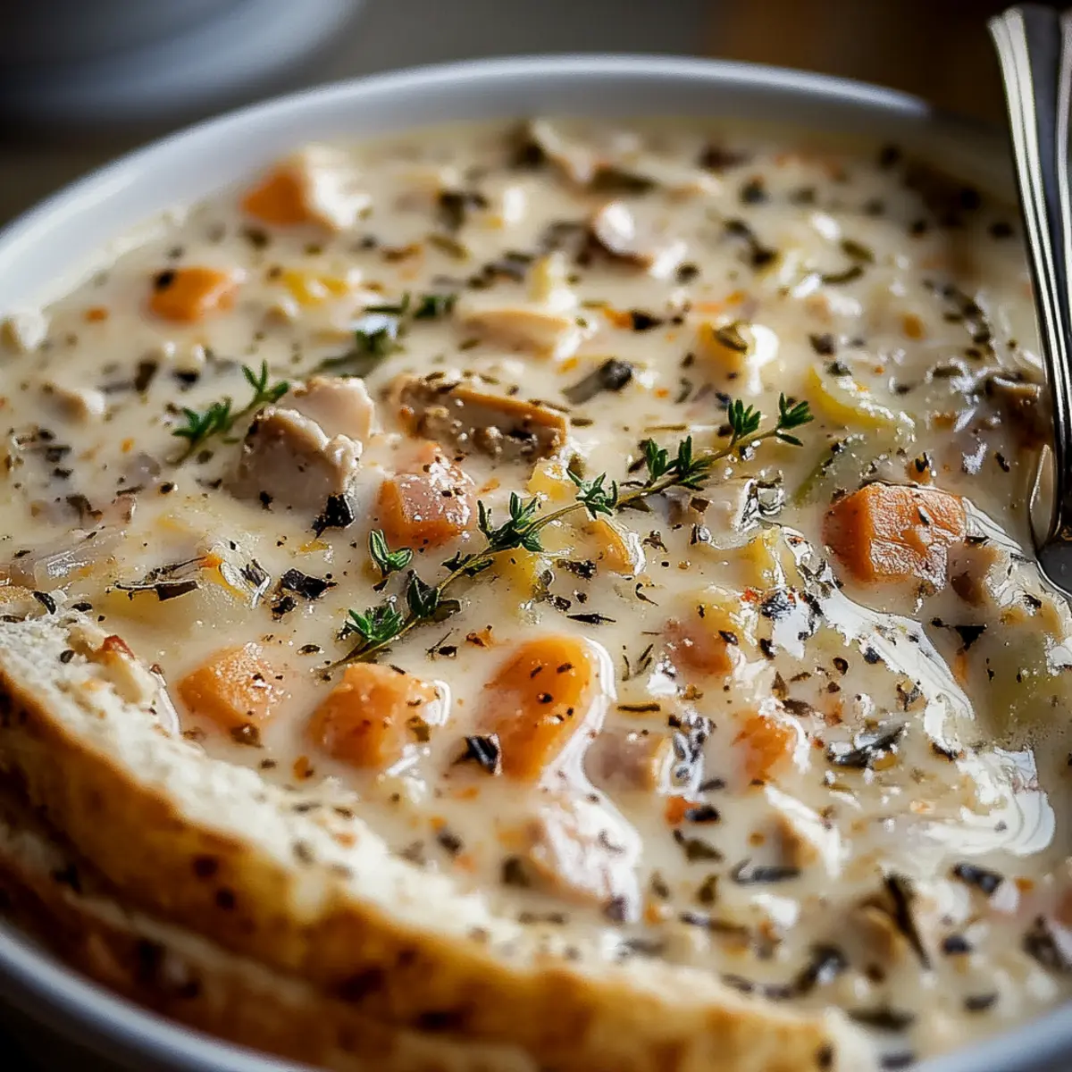 Creamy Chicken Wild Rice Soup