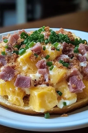 Crockpot Ham and Potato Casserole