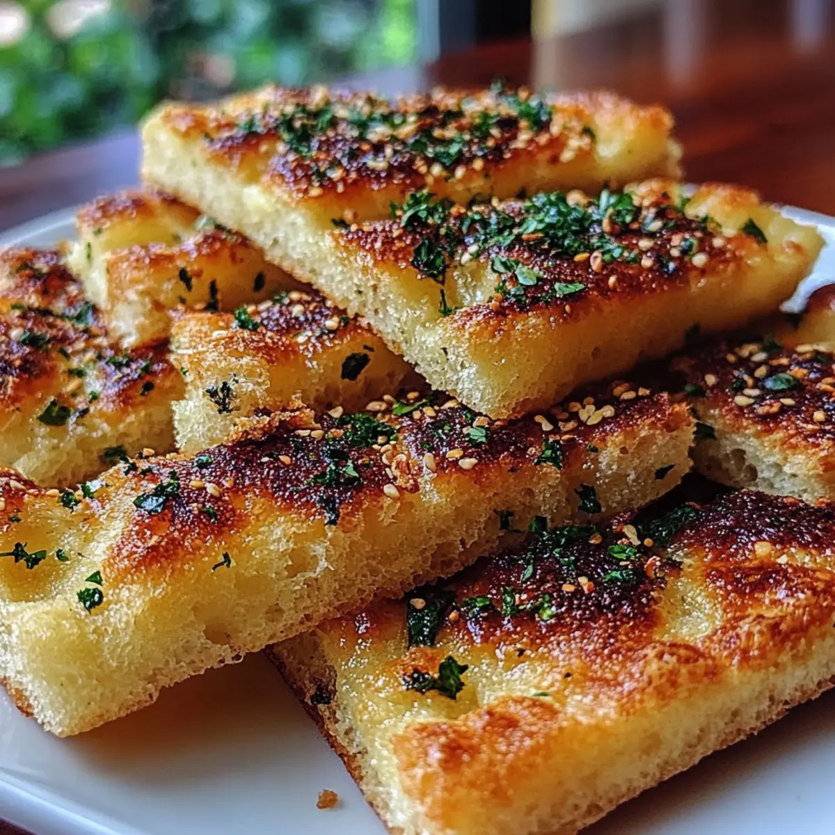 Gluten Free Garlic Pizza Breadsticks