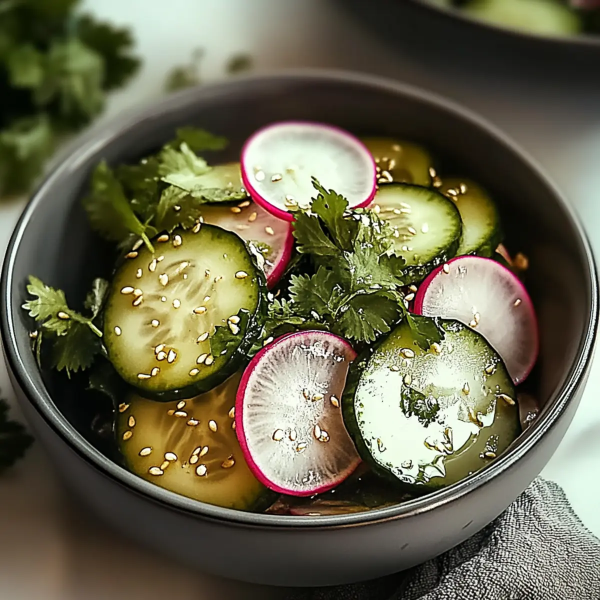 Korean Cucumber Salad