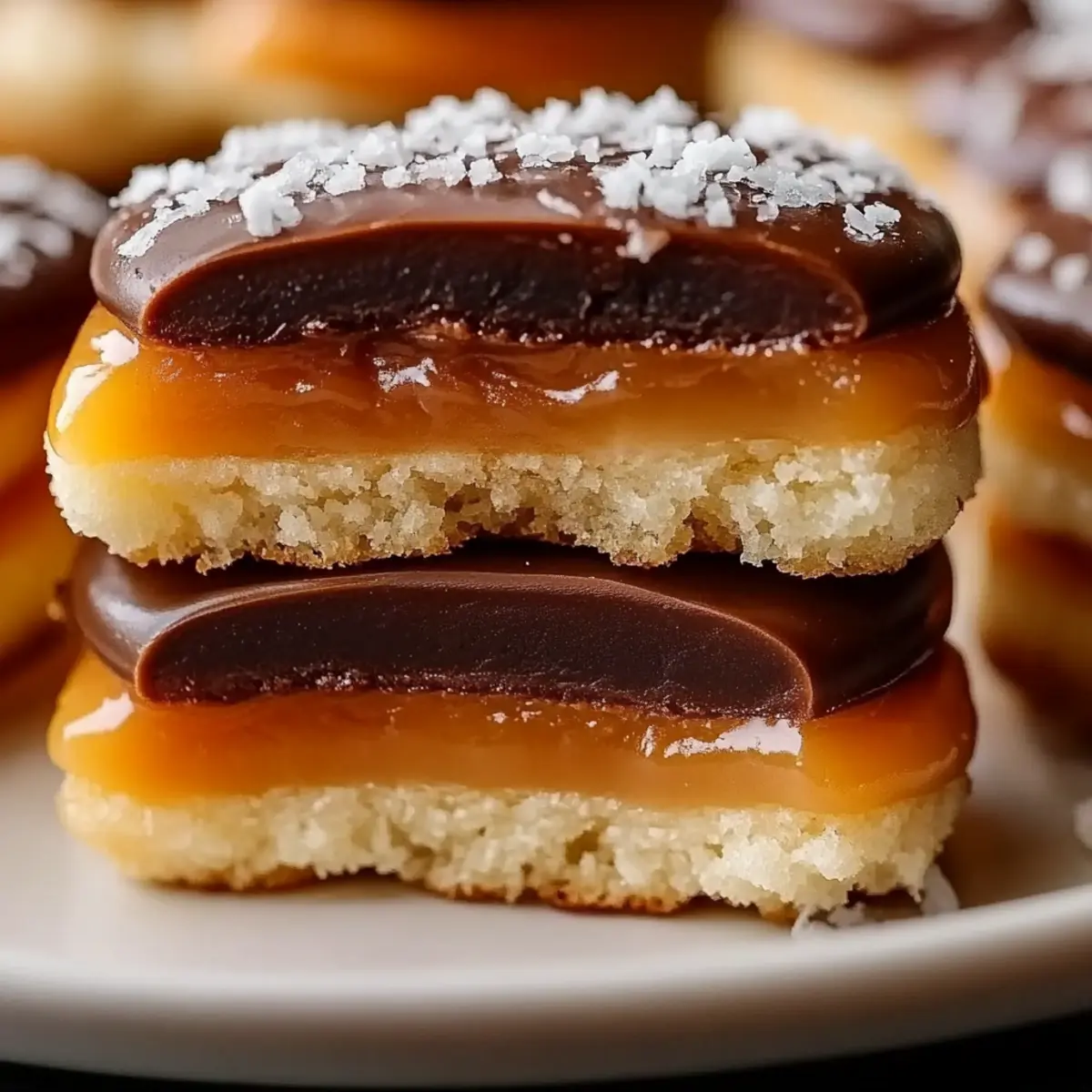 Millionaire’s Shortbread Sandwich Cookies