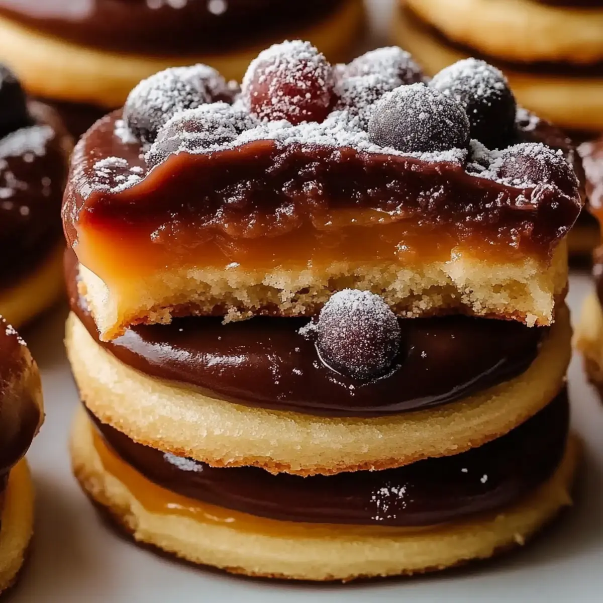 Millionaire’s Shortbread Sandwich Cookies