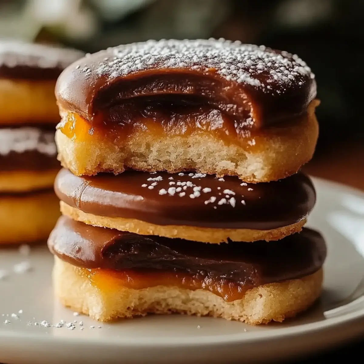 Millionaire’s Shortbread Sandwich Cookies
