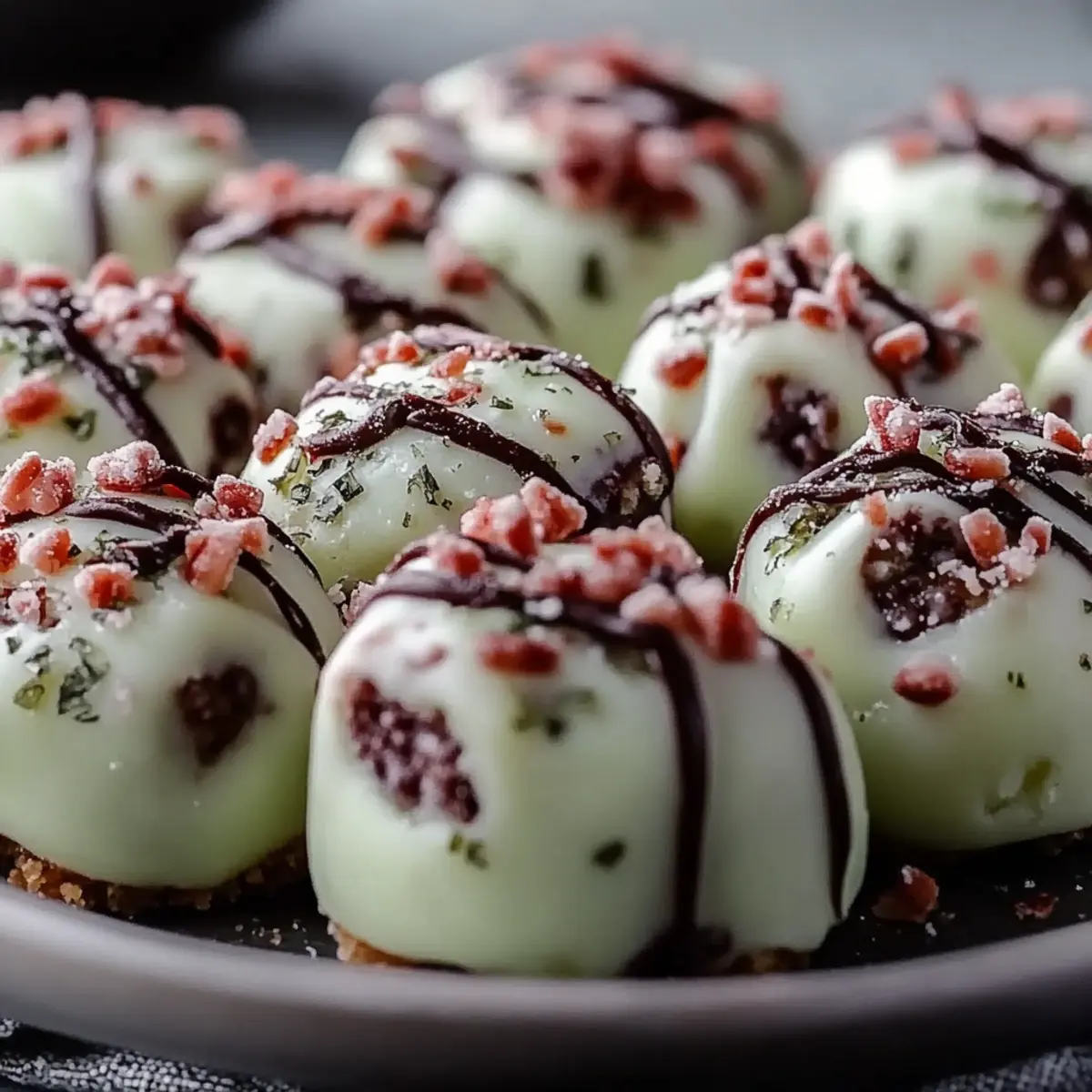 Mint Chocolate Chip Truffles