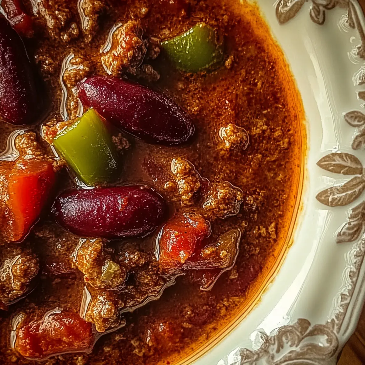 Old Fashioned Chili