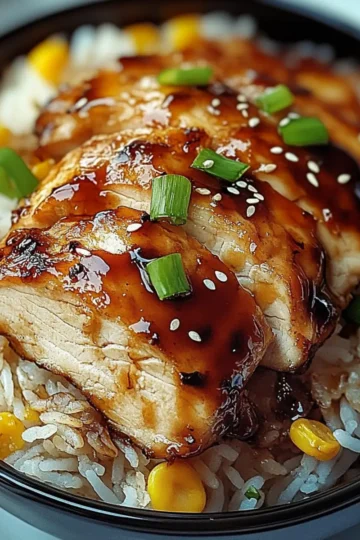 One-Pan Honey BBQ Chicken Rice