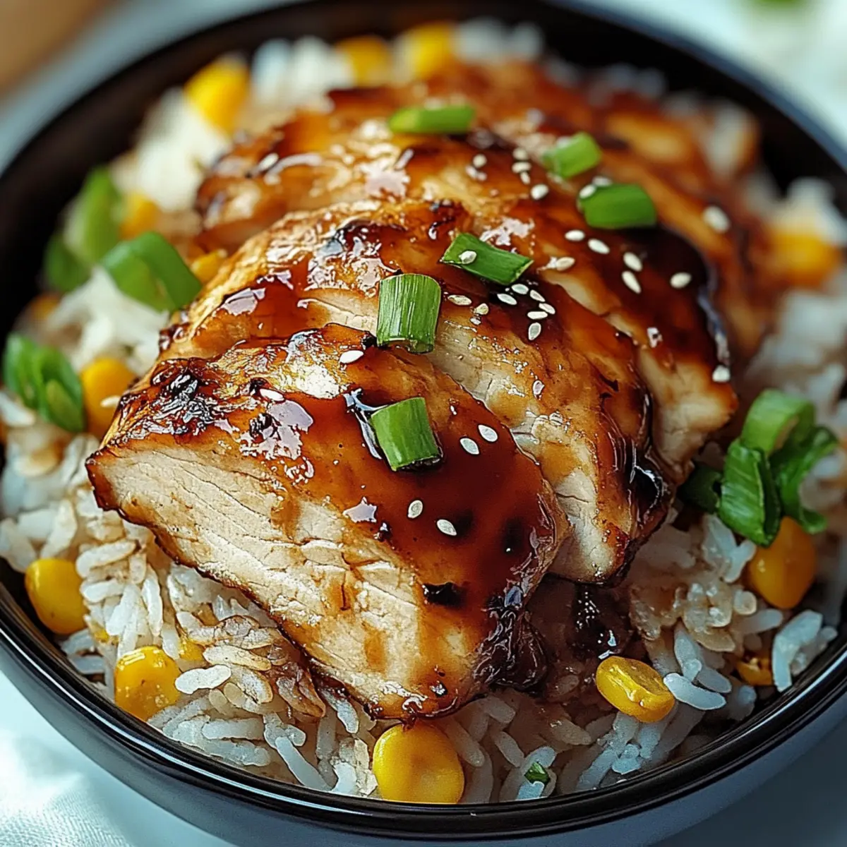 One-Pan Honey BBQ Chicken Rice