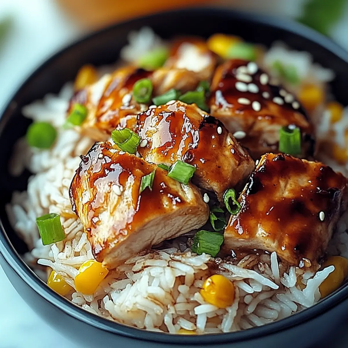 One-Pan Honey BBQ Chicken Rice