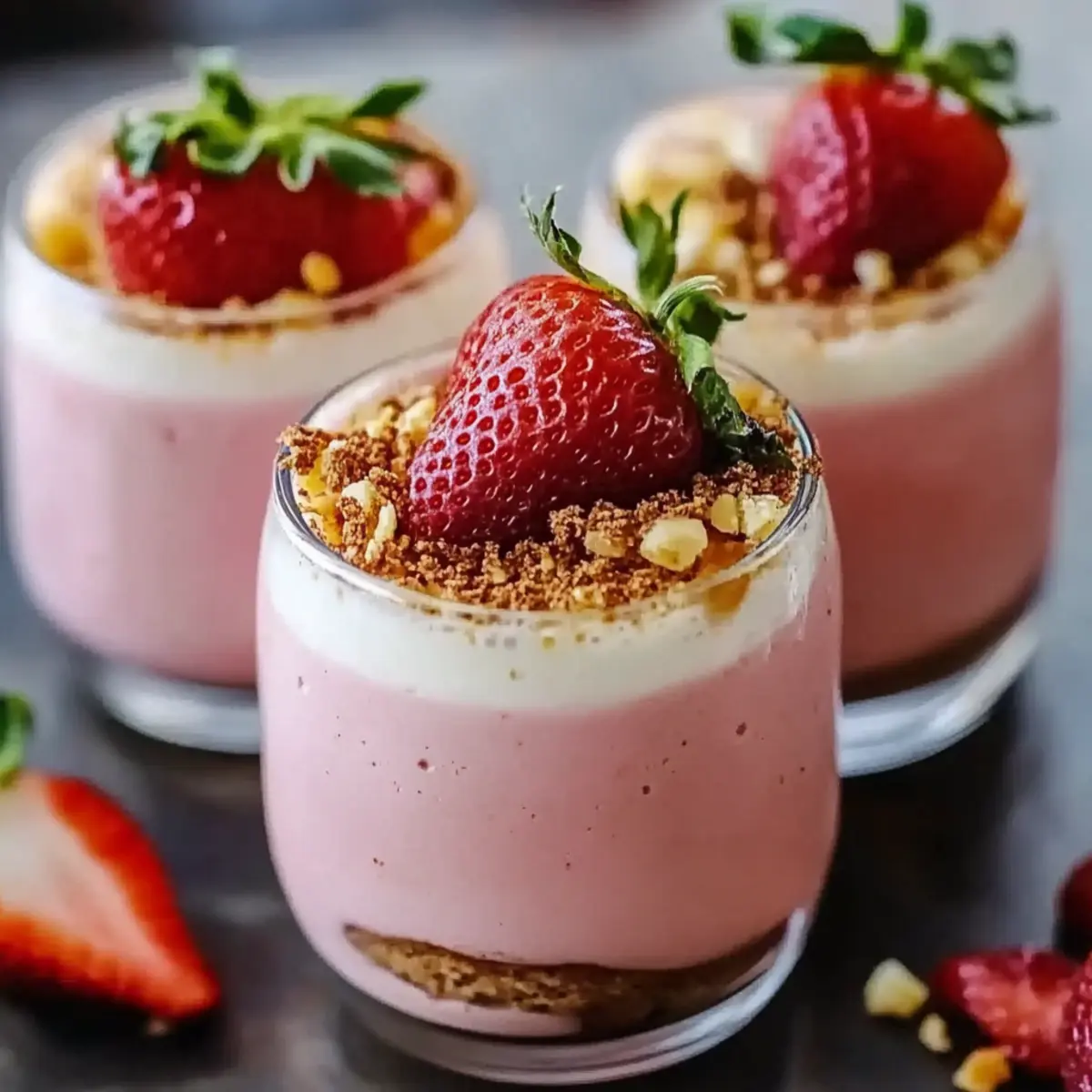 Strawberry Shortcake Protein Smoothie