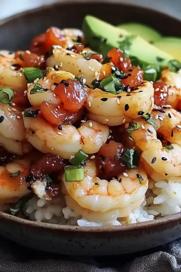 Teriyaki Shrimp Rice Bowls