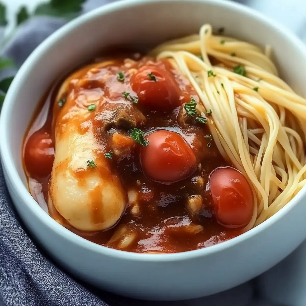 Crockpot Chicken Cacciatore