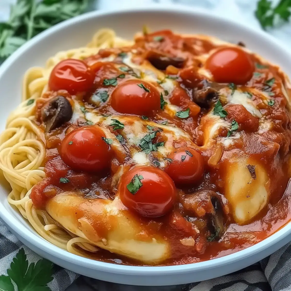 Crockpot Chicken Cacciatore