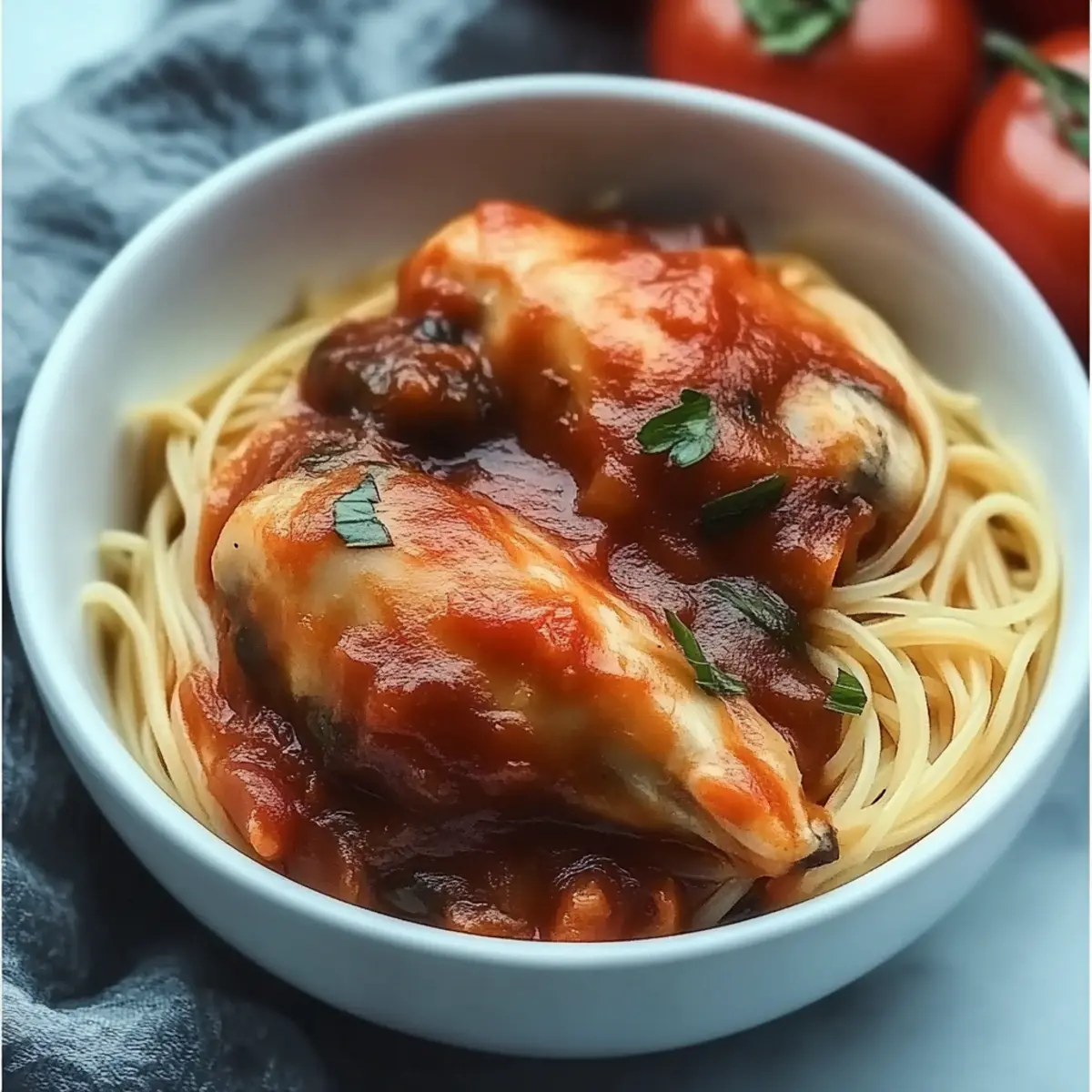 Crockpot Chicken Cacciatore