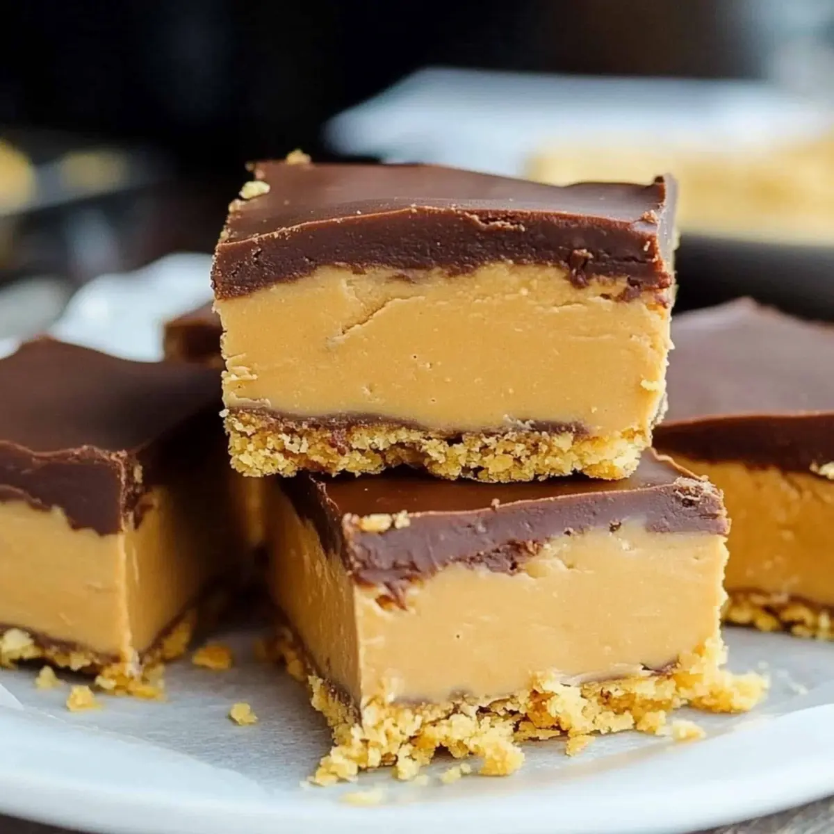 No-Bake Peanut Butter Bars